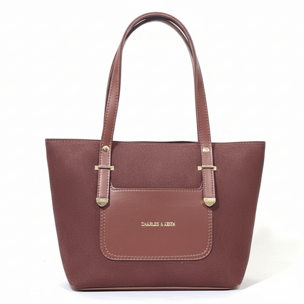 Elegant Antaaj tote bag with luxurious velvet texture and top zip closure