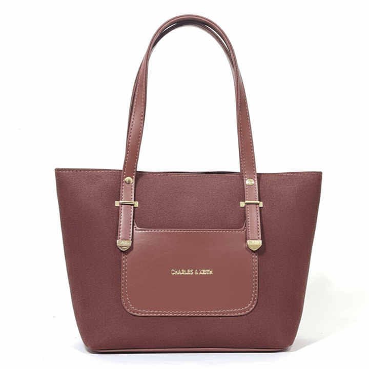 Elegant Antaaj tote bag with luxurious velvet texture and top zip closure